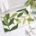 Botanical Garden Tufted Leaf Bath Mat - Non-Slip Luxury Rug